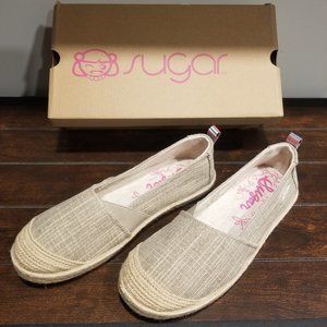Sugar Women's Evermore Slip-On Espadrille Flats - Size 7.5
